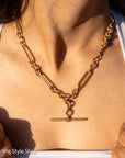 Solid 18K Gold Necklace Extender | Antique British Hallmarks | 2.25 Inch Chain with Dog Clip