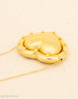 Vintage Tiffany & Co. 18k Gold Paloma Picasso Puffy Heart Pendant Necklace