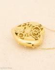 Vintage Tiffany & Co. 18k Gold Paloma Picasso Puffy Heart Pendant Necklace