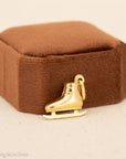 14K Gold Ice Skate Charm