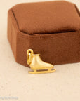 14K Gold Ice Skate Charm