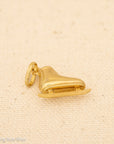 14K Gold Ice Skate Charm