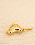 14K Gold Ice Skate Charm