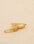 14K Gold Ice Skate Charm