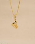 14K Gold Ice Skate Charm