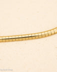 Vintage 18K Gold Omega Chain Necklace