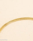 Vintage 18K Gold Omega Chain Necklace