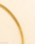 Vintage 18K Gold Omega Chain Necklace