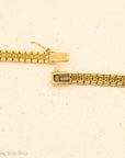 Vintage 18K Gold Omega Chain Necklace
