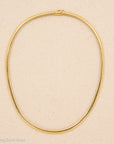 Vintage 18K Gold Omega Chain Necklace