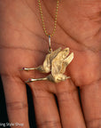 Vintage 14K Gold Flying Geese Brooch Pendant | Convertible Brooch Necklace