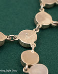 Federico Jimenez Turquoise Statement Necklace in Sterling Silver