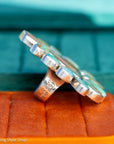 Federico Jimenez Blue Gem Turquoise Sterling Silver Statement Ring