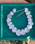 Federico Jimenez Copper Canyon Turquoise Collar Necklace, Hallmarked JF Sterling