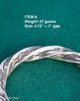 Sterling Silver Stamped Cuff, Sunshines Reeves Bracelet, Native American