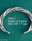 Sterling Silver Stamped Cuff, Sunshines Reeves Bracelet, Native American