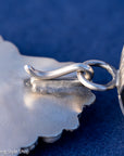 Sterling Silver White Buffalo Statement Pendant by Readda Begay