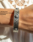 Chimney Butte Sterling Silver Wide Bangles - Stackable Southwestern Jewelry - Oxidized