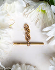 Antique Hallmarked 15ct Gold T-Bar Pendant for Watch Chain or Necklace Conversion