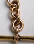 Antique Hallmarked 15ct Gold T-Bar Pendant for Watch Chain or Necklace Conversion