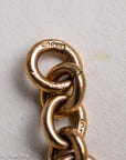 Antique Hallmarked 15ct Gold T-Bar Pendant for Watch Chain or Necklace Conversion