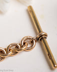 Antique Hallmarked 15ct Gold T-Bar Pendant for Watch Chain or Necklace Conversion