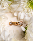 French 18 Karat Gold Dog Clip with Eagle Head Hallmark