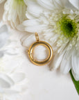 Antique French 18ct Gold Bolt Clasp with Eagle Hallmark