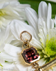 One-of-a-Kind 18 Karat Gold Antique T-Bar Pendant with 9.78 Carat Natural Zircon