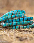 Turquoise Cuff Bracelet by Federico Jimenez | Sterling Silver | Vintage Style | Stacker Bracelets