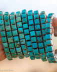 Turquoise Cuff Bracelet by Federico Jimenez | Sterling Silver | Vintage Style | Stacker Bracelets