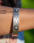 Chimney Butte Sterling Silver Wide Bangles - Stackable Southwestern Jewelry - Oxidized
