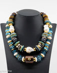 16" Lizzie Fortunato Aquarius Beaded Collar Necklace