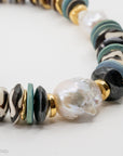 16" Lizzie Fortunato Aquarius Beaded Collar Necklace