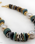16" Lizzie Fortunato Aquarius Beaded Collar Necklace