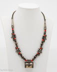 19.5" Vintage Sterling Silver necklace from Yemen