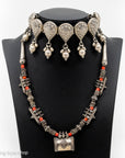 19.5" Vintage Sterling Silver necklace from Yemen