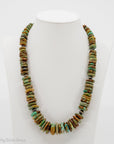 19-24" Handmade Turquoise Heishi Necklace