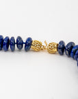 Natural Lapis Lazuli Choker Necklace with 14k clasp