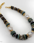16" Lizzie Fortunato Aquarius Beaded Collar Necklace