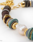 16" Lizzie Fortunato Aquarius Beaded Collar Necklace