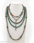 17" Adjustable Sterling Silver Paperclip Chain