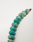 19" Natural Turquoise Beaded Necklace