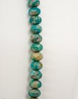19" Natural Turquoise Beaded Necklace