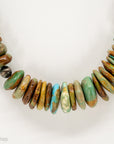 19-24" Handmade Turquoise Heishi Necklace