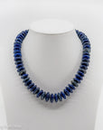 Natural Lapis Lazuli Choker Necklace with 14k clasp