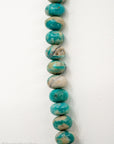 19" Natural Turquoise Beaded Necklace