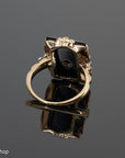 14k Rose Gold Onyx Ring