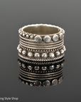 Vintage Sterling Silver chunky ring from India