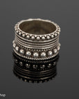 Vintage Sterling Silver chunky ring from India